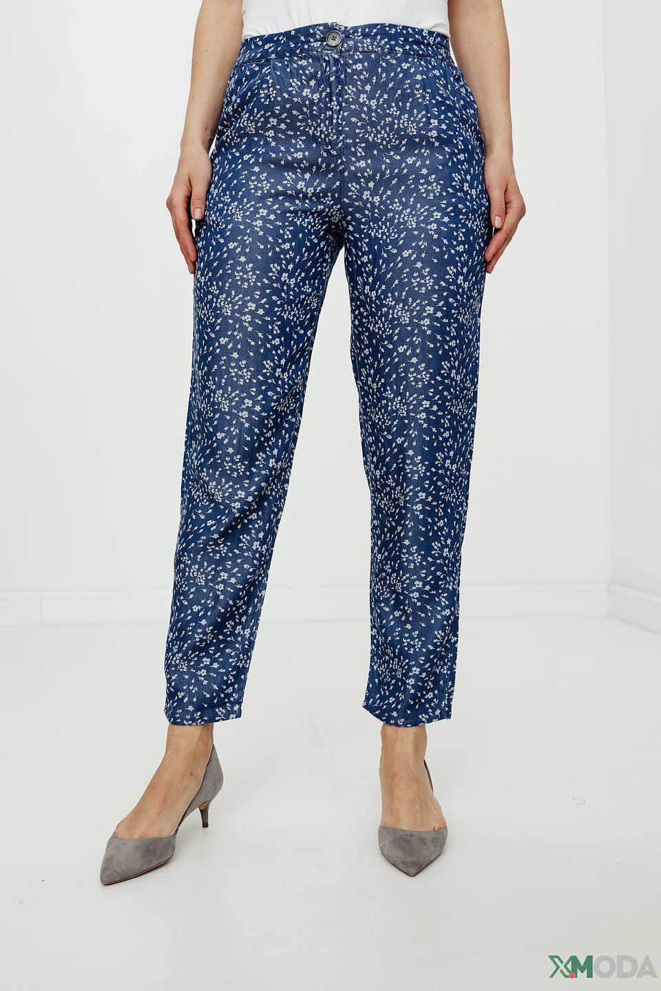 Брюки Pezzo с цветочным принтом