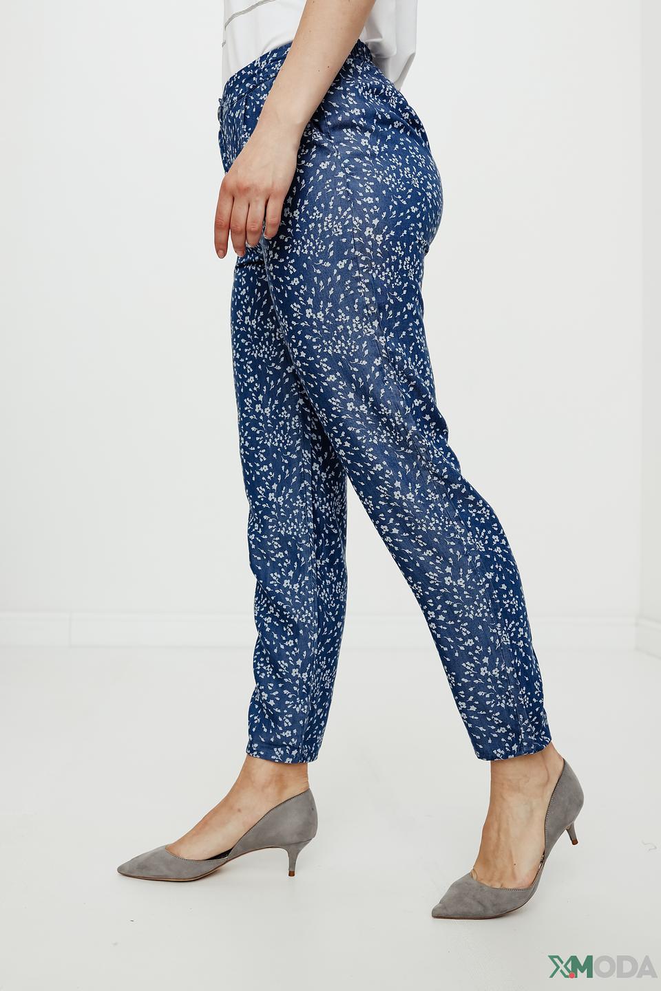 Брюки Pezzo с цветочным принтом