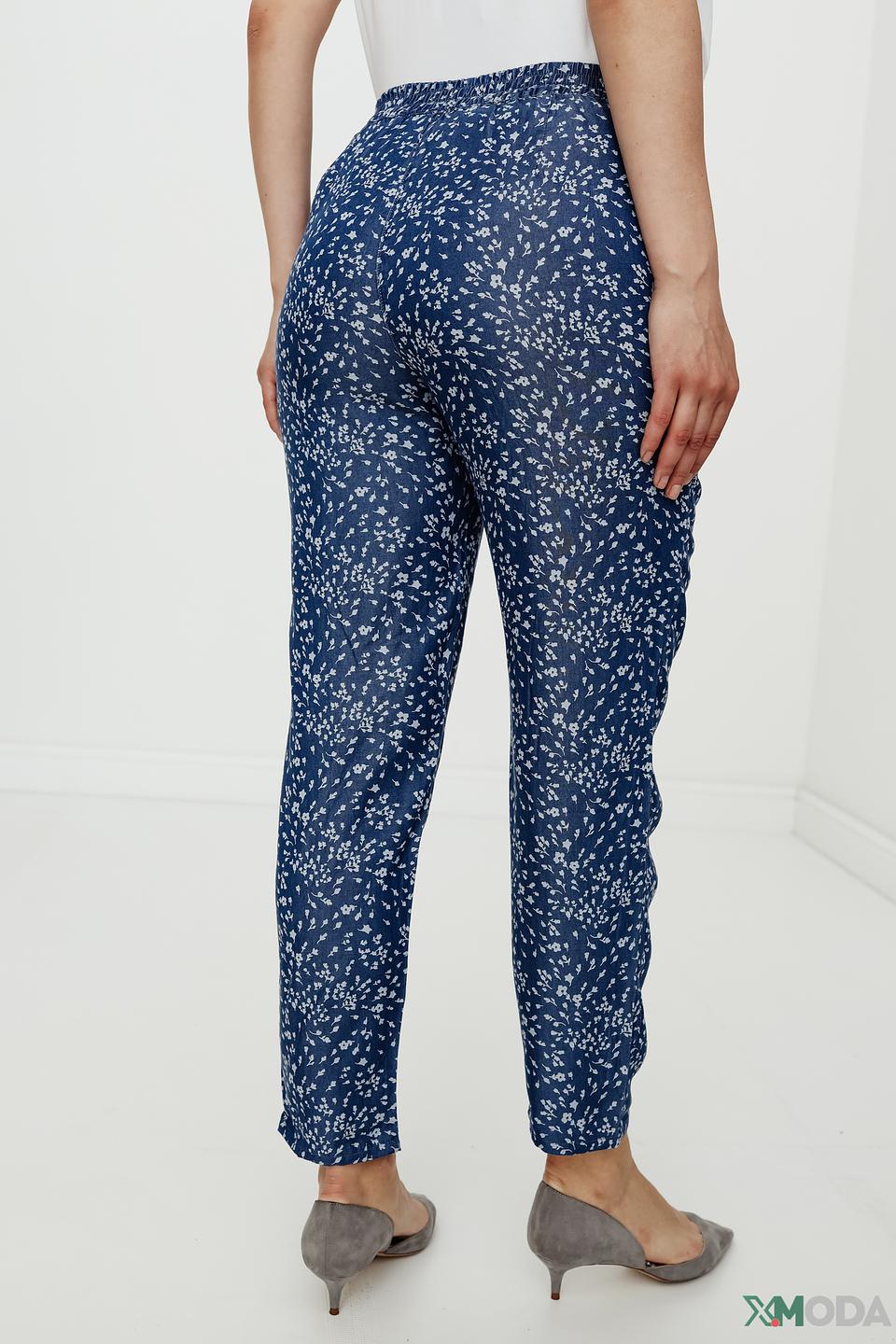 Брюки Pezzo с цветочным принтом