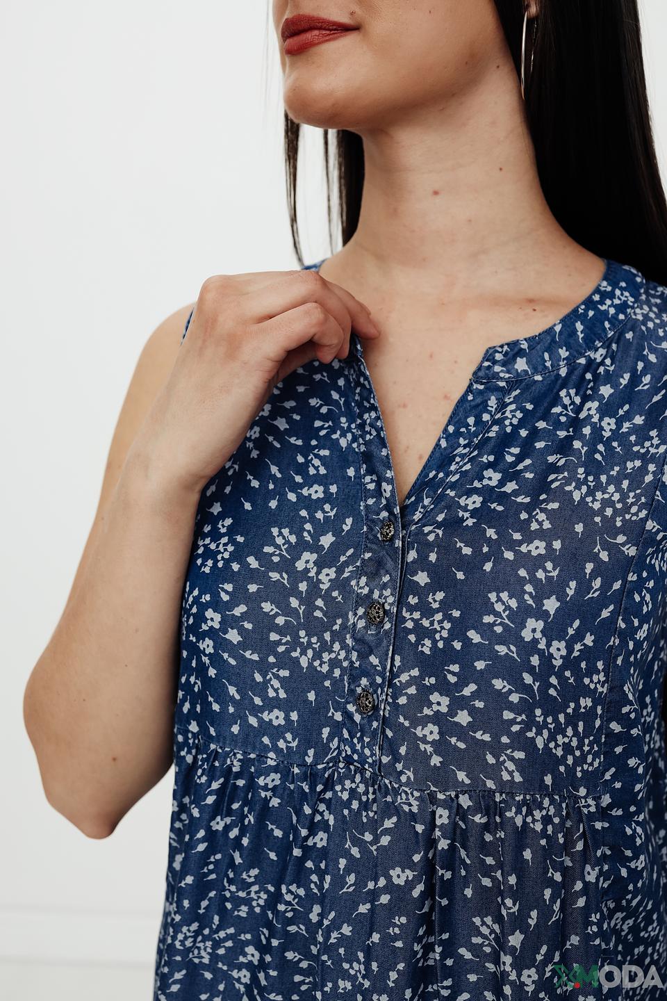 Платье Pezzo с цветочным принтом