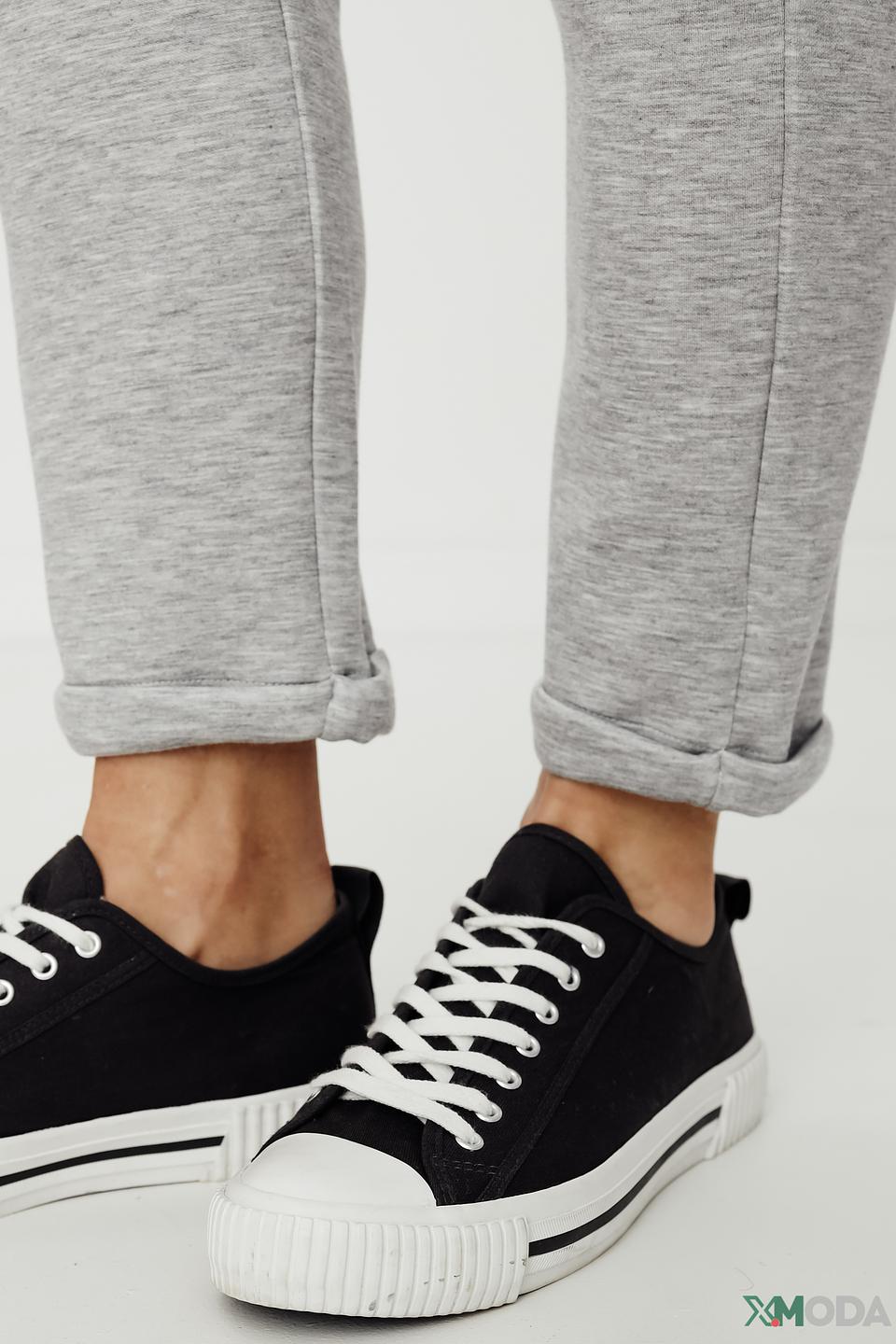 Брюки трикотажные Pezzo серые