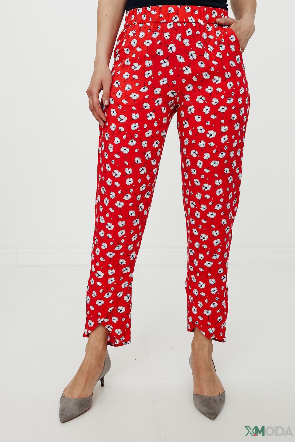 Брюки Pezzo с цветочным принтом