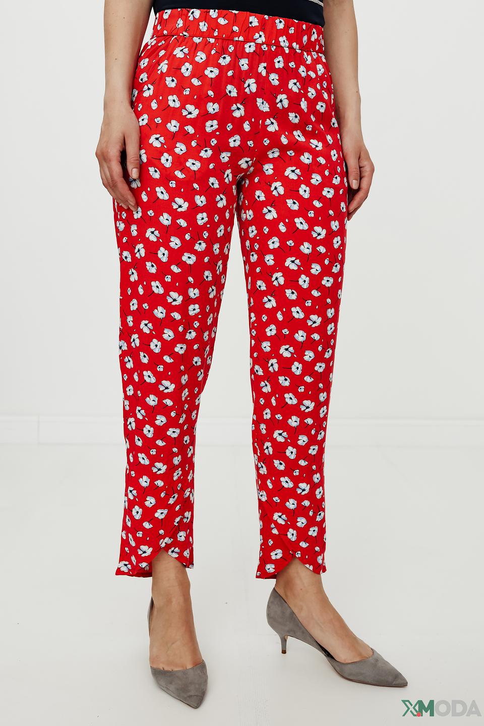 Брюки Pezzo с цветочным принтом