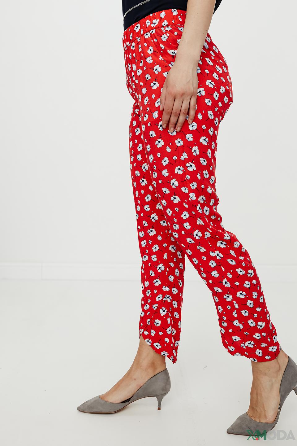 Брюки Pezzo с цветочным принтом