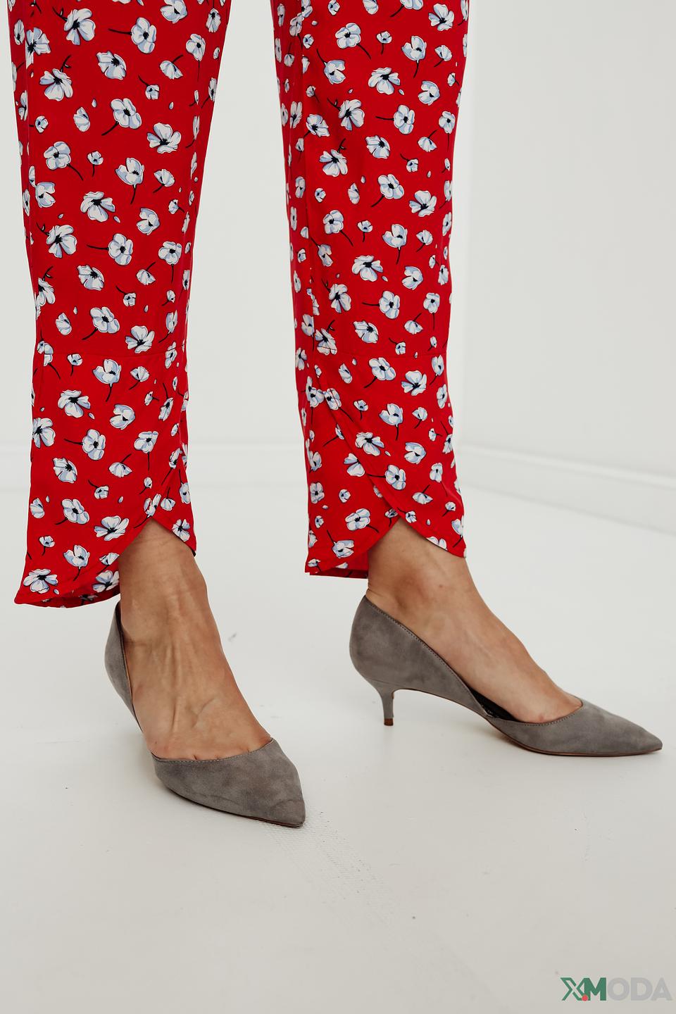 Брюки Pezzo с цветочным принтом