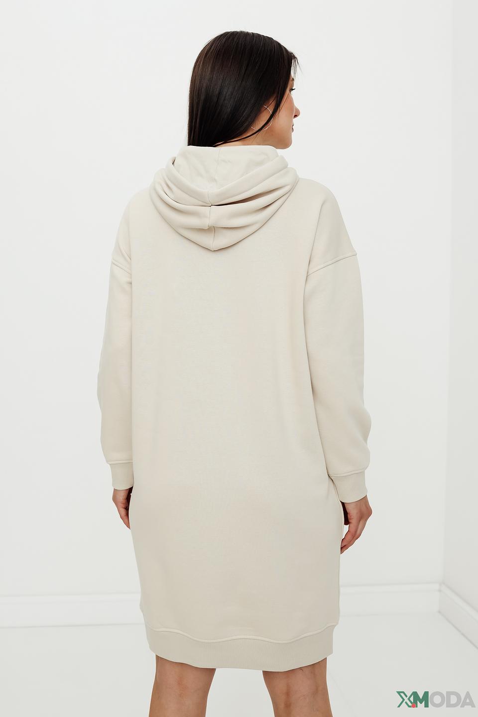 Платье Tom Tailor бежевое оверсайз