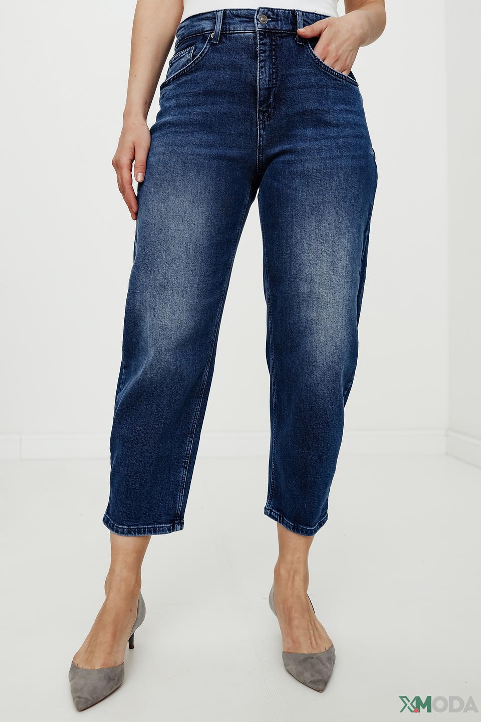 Джинсы MAC mom fit синие