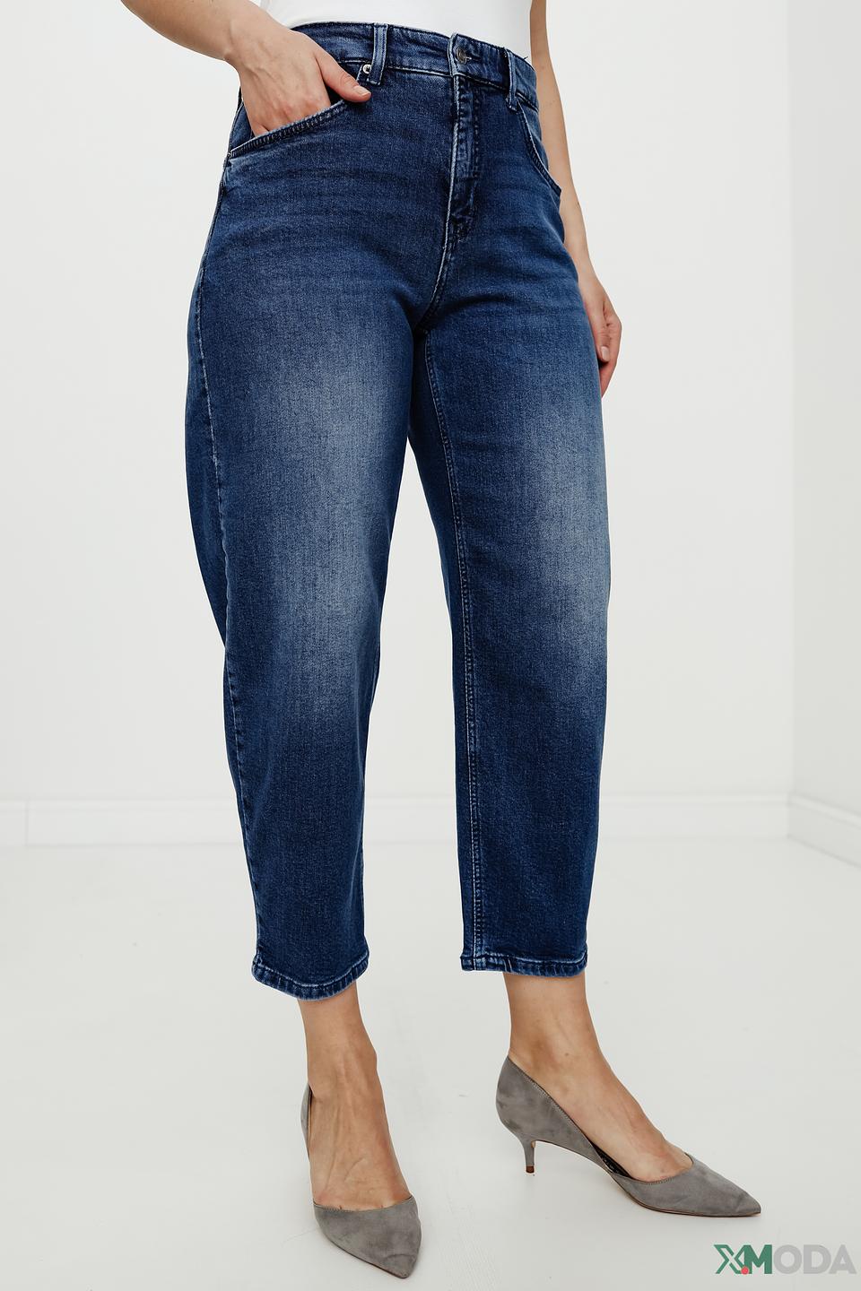 Джинсы MAC mom fit синие