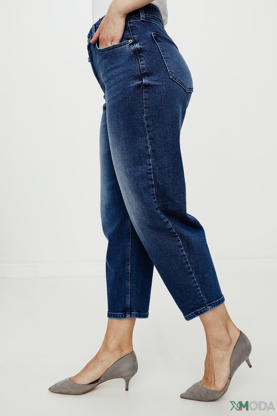 Джинсы MAC mom fit синие