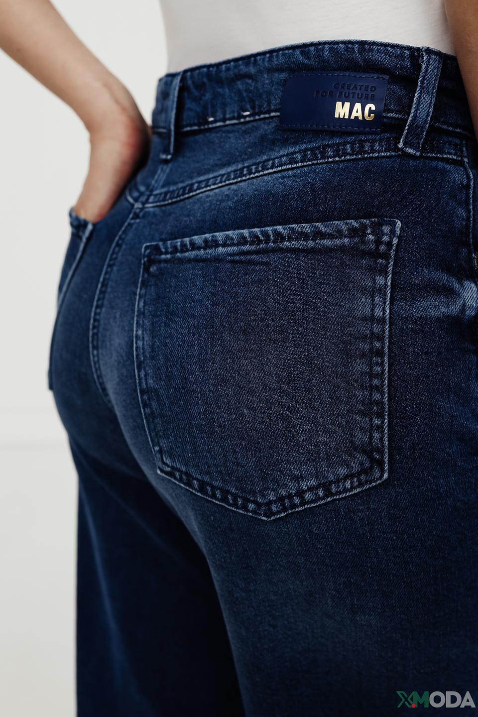 Джинсы MAC mom fit синие