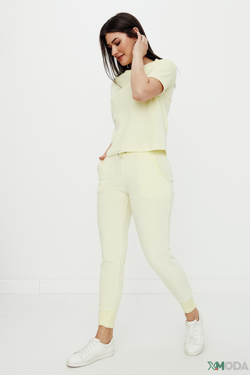 Брюки Pezzo трикотажные лайм