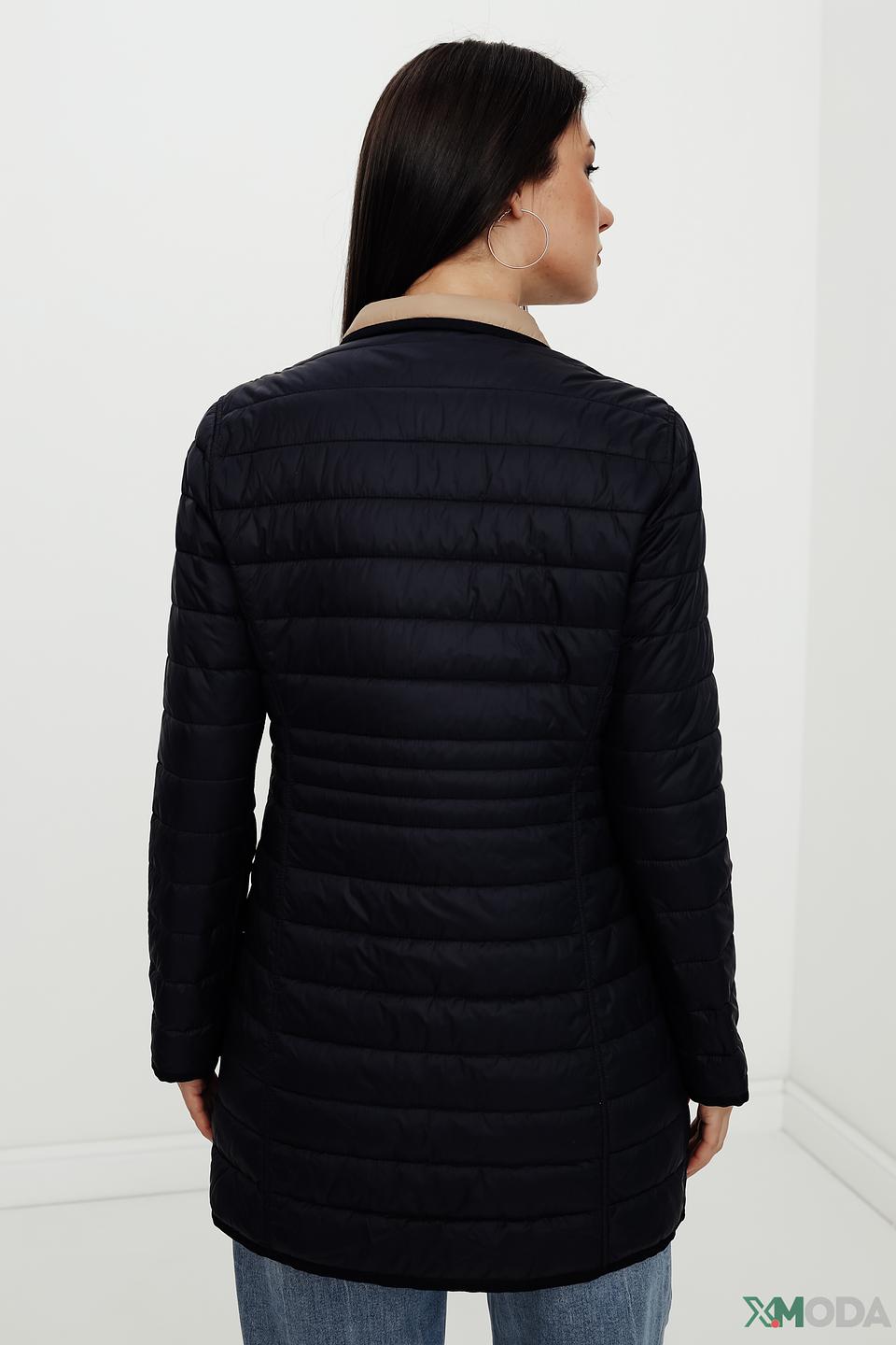 Пальто Heyer стеганое чёрное