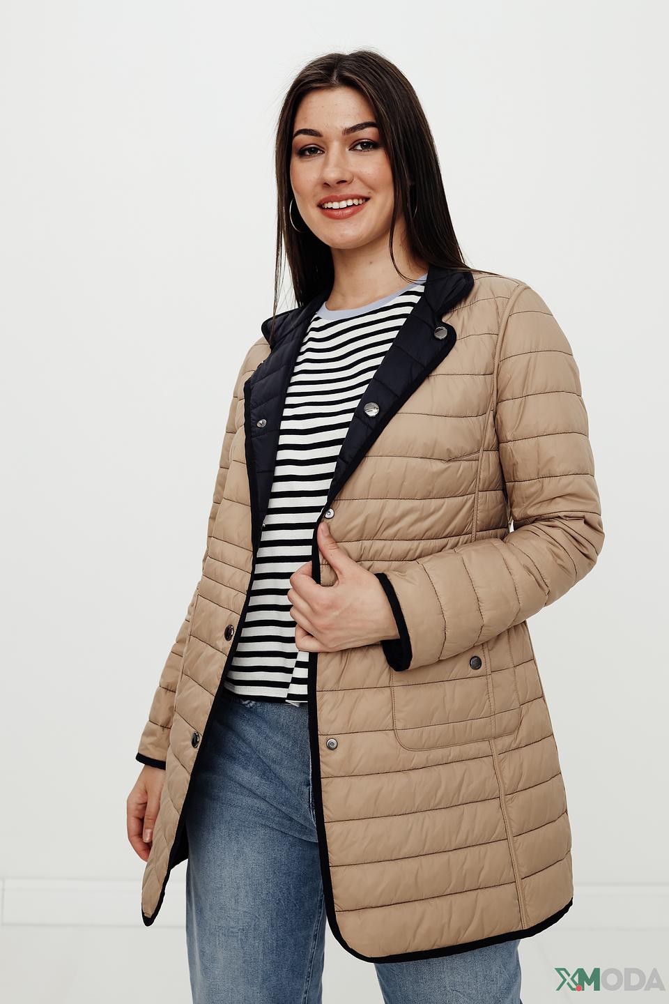 Пальто Heyer стеганое чёрное