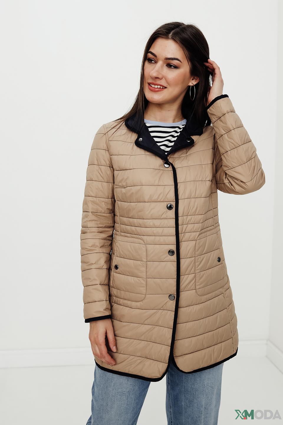 Пальто Heyer стеганое чёрное