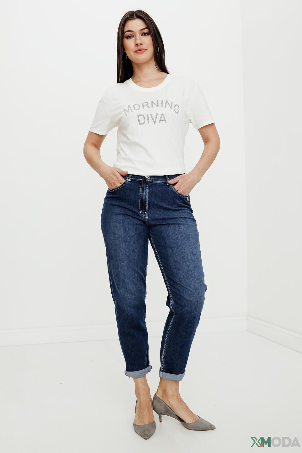 Джинсы Ppep. mom fit синие