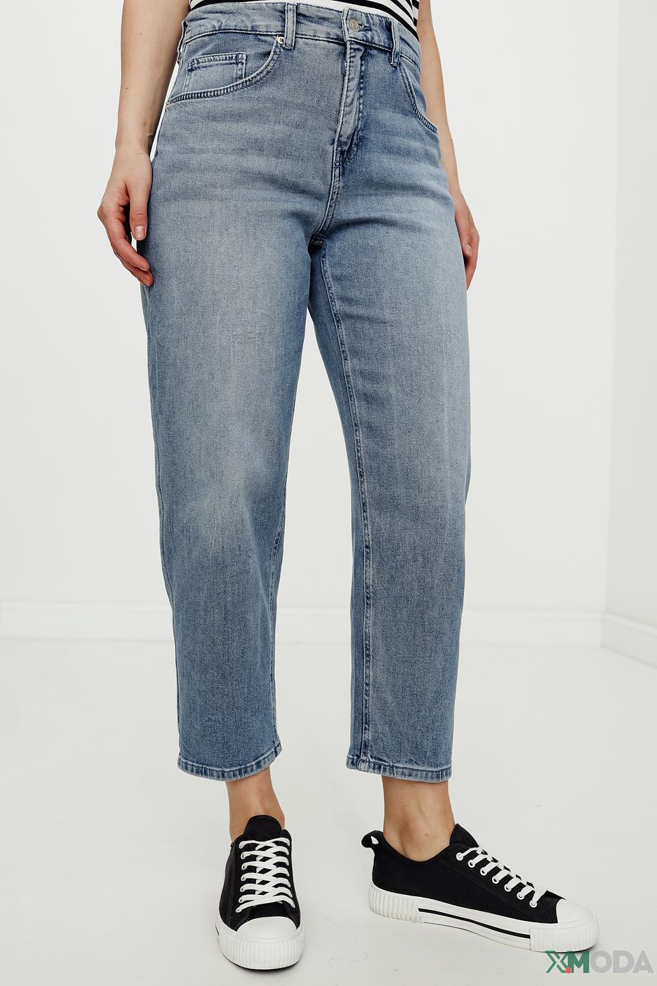 Джинсы MAC mom fit голубые