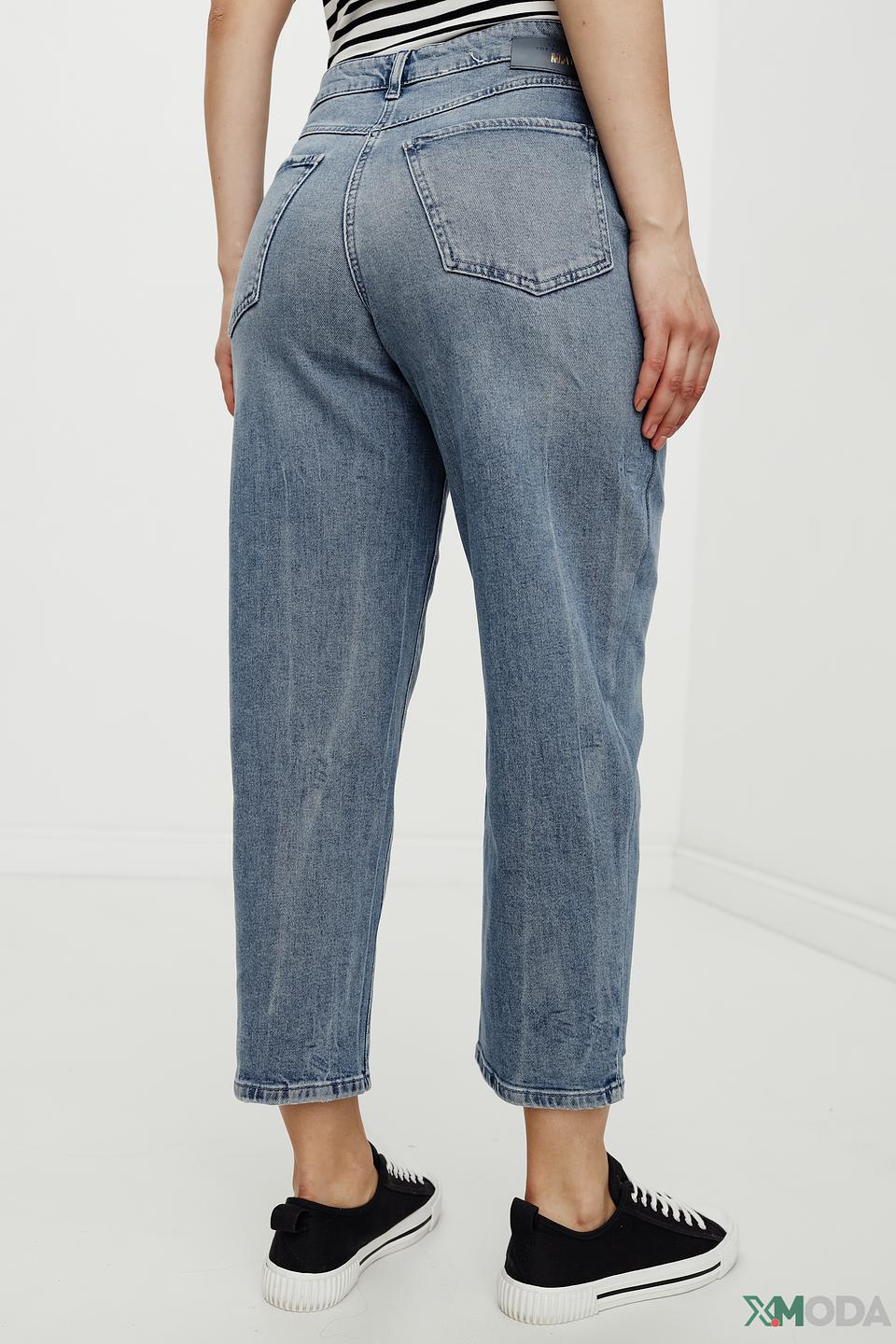 Джинсы MAC mom fit голубые