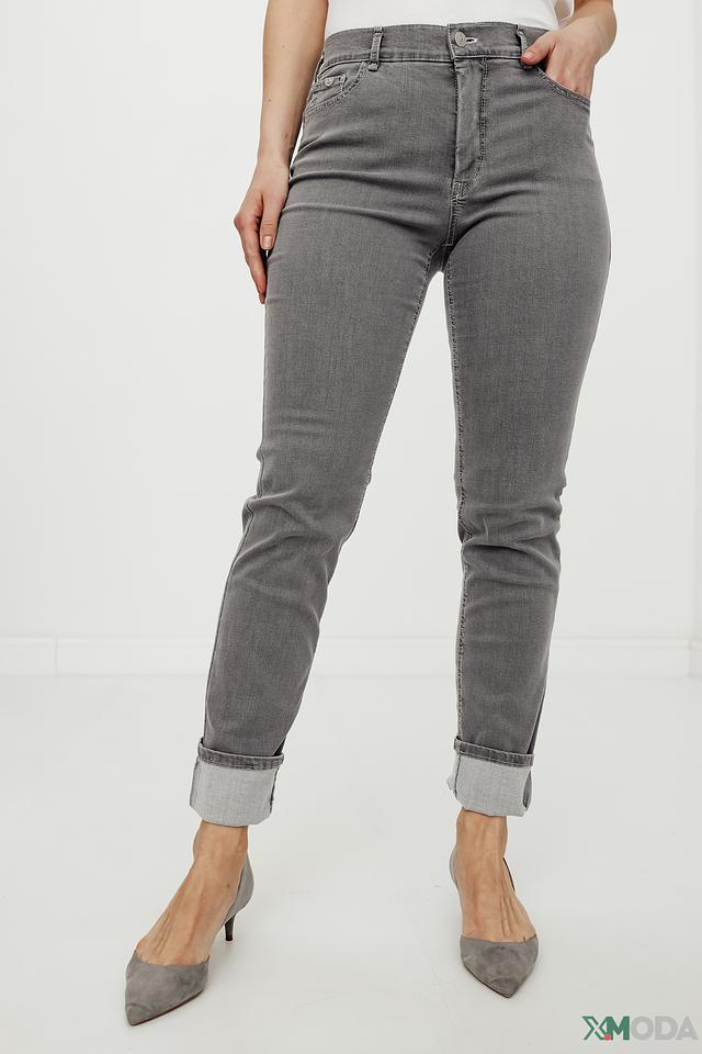 Джинсы Gardeur серые с манжетами