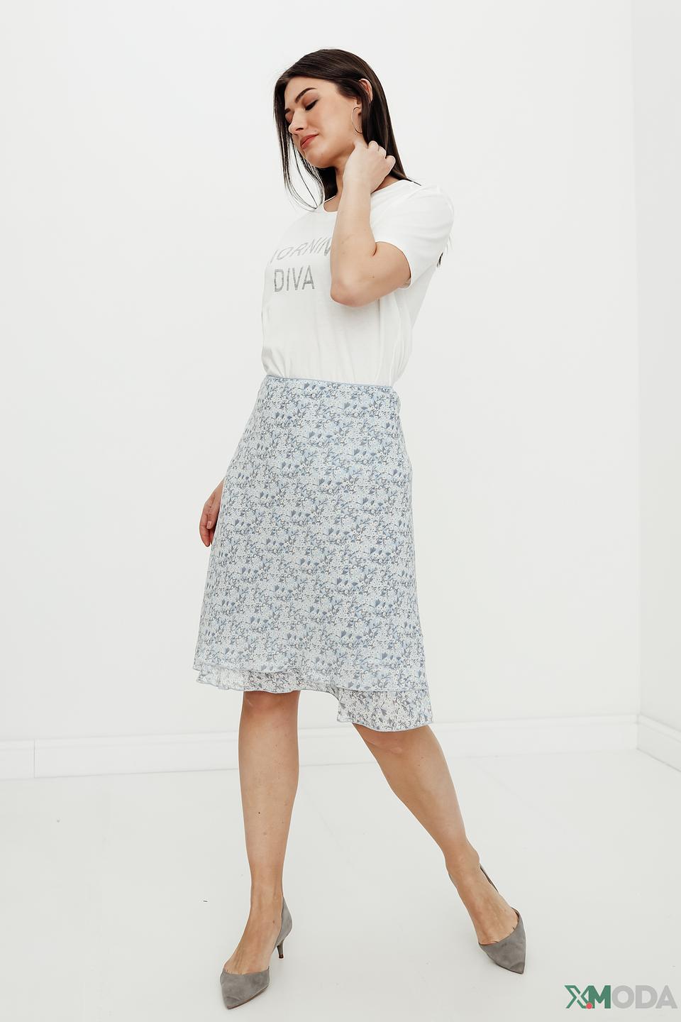 Юбка Pezzo с цветочным принтом