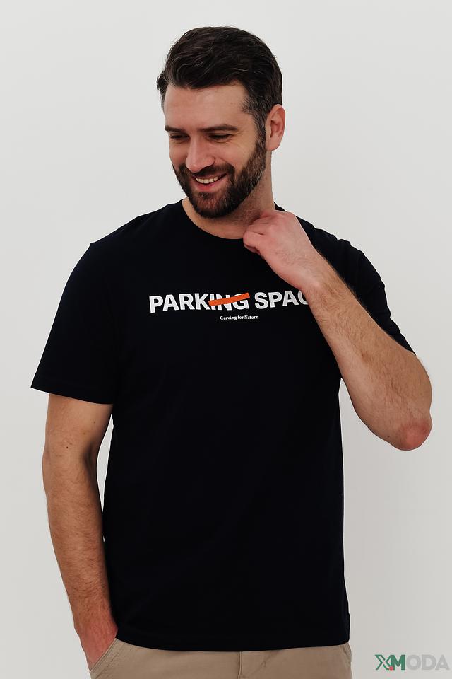 Футболка s.Oliver чёрная с принтом