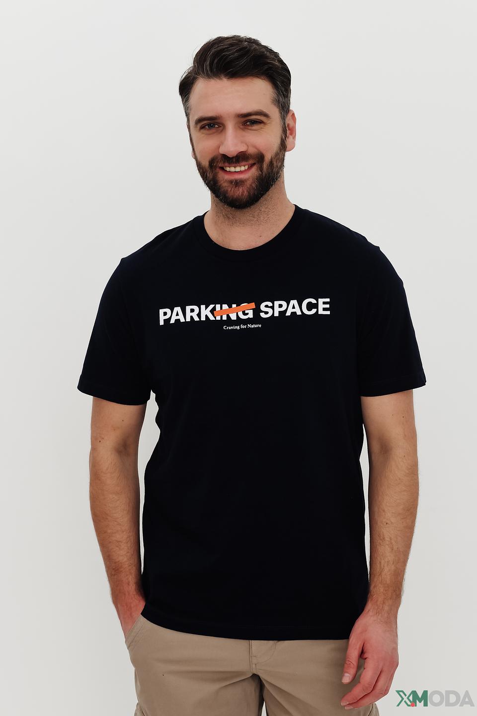 Футболка s.Oliver чёрная с принтом