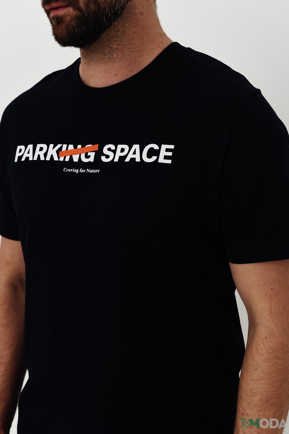 Футболка s.Oliver чёрная с принтом