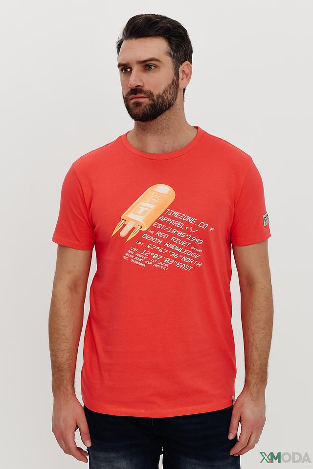 Футболка Time Zone с принтом корейский