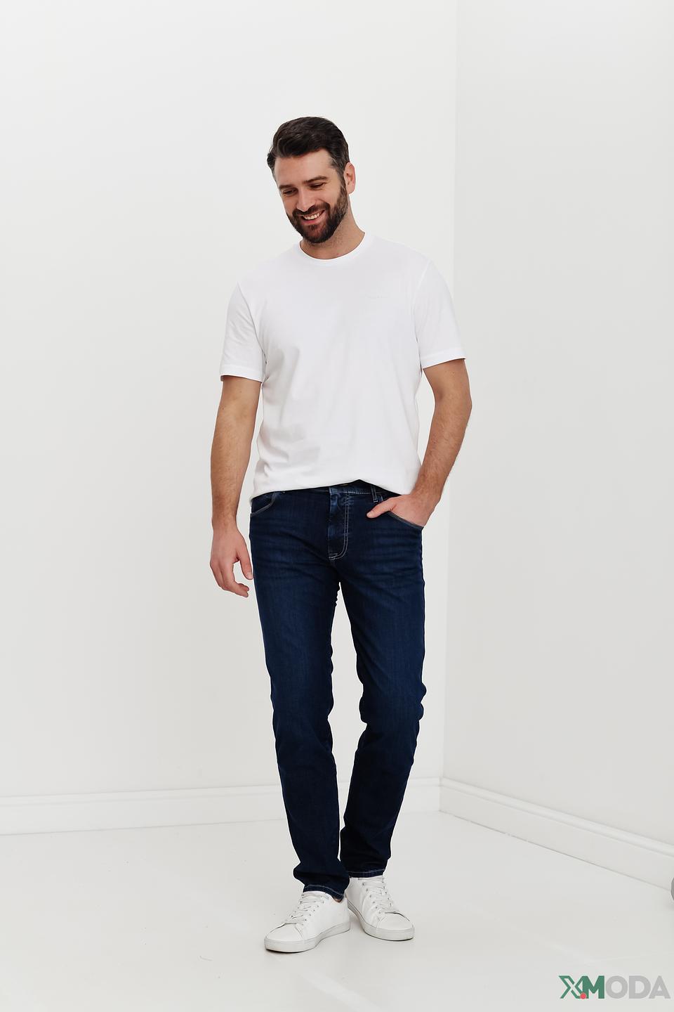 Джинсы Bugatti Slim Fit тёмно-синие