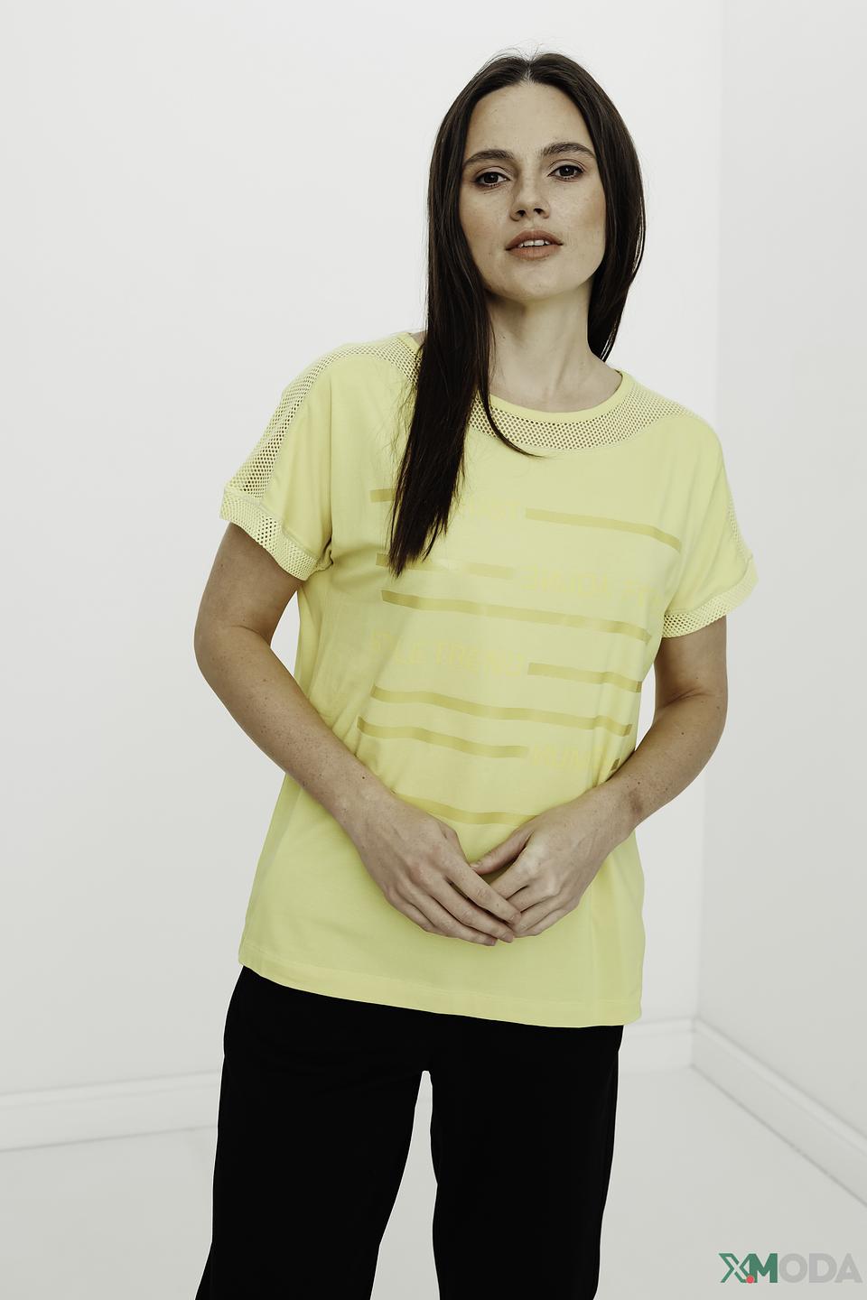 Футболка Tuzzi с полосками жёлтая