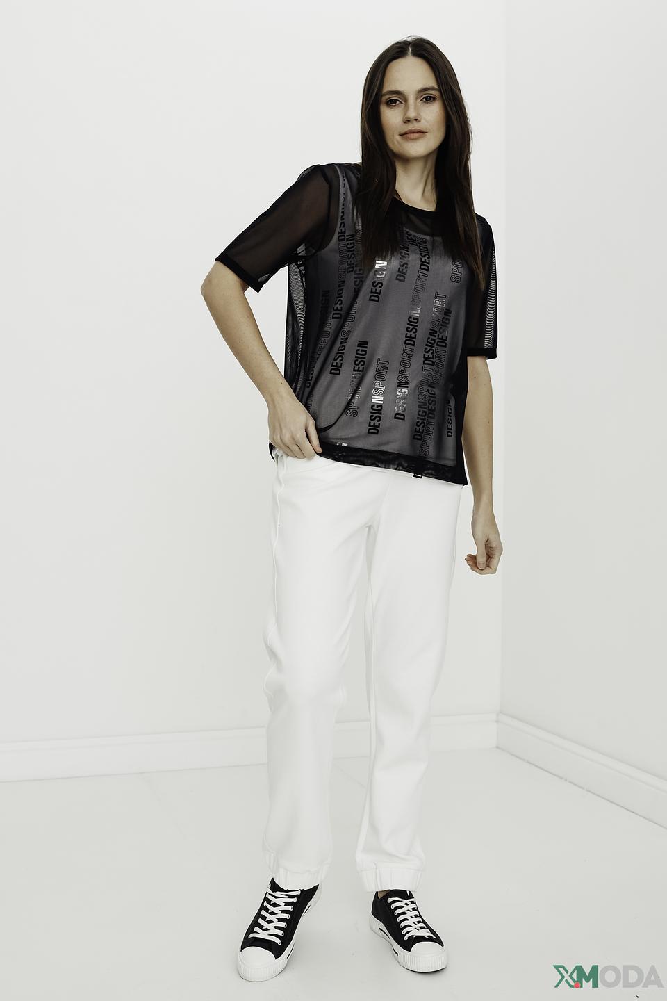 Блуза Tuzzi с принтом чёрная