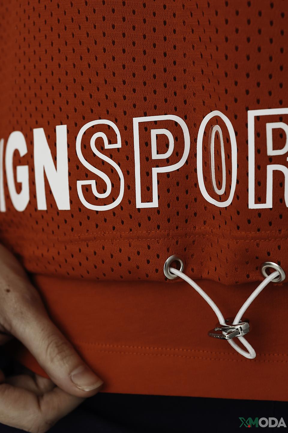 Футболка Tuzzi с логотипом красная