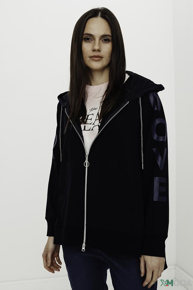 Кардиган Tuzzi с надписью чёрный