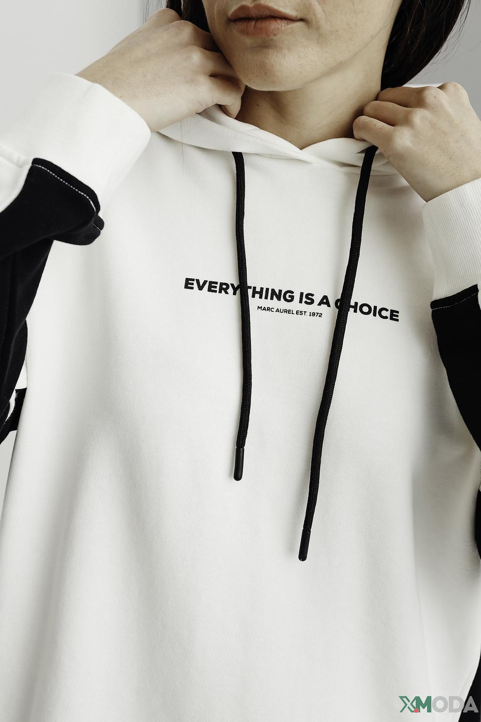 Толстовка Marc Aurel с принтом
