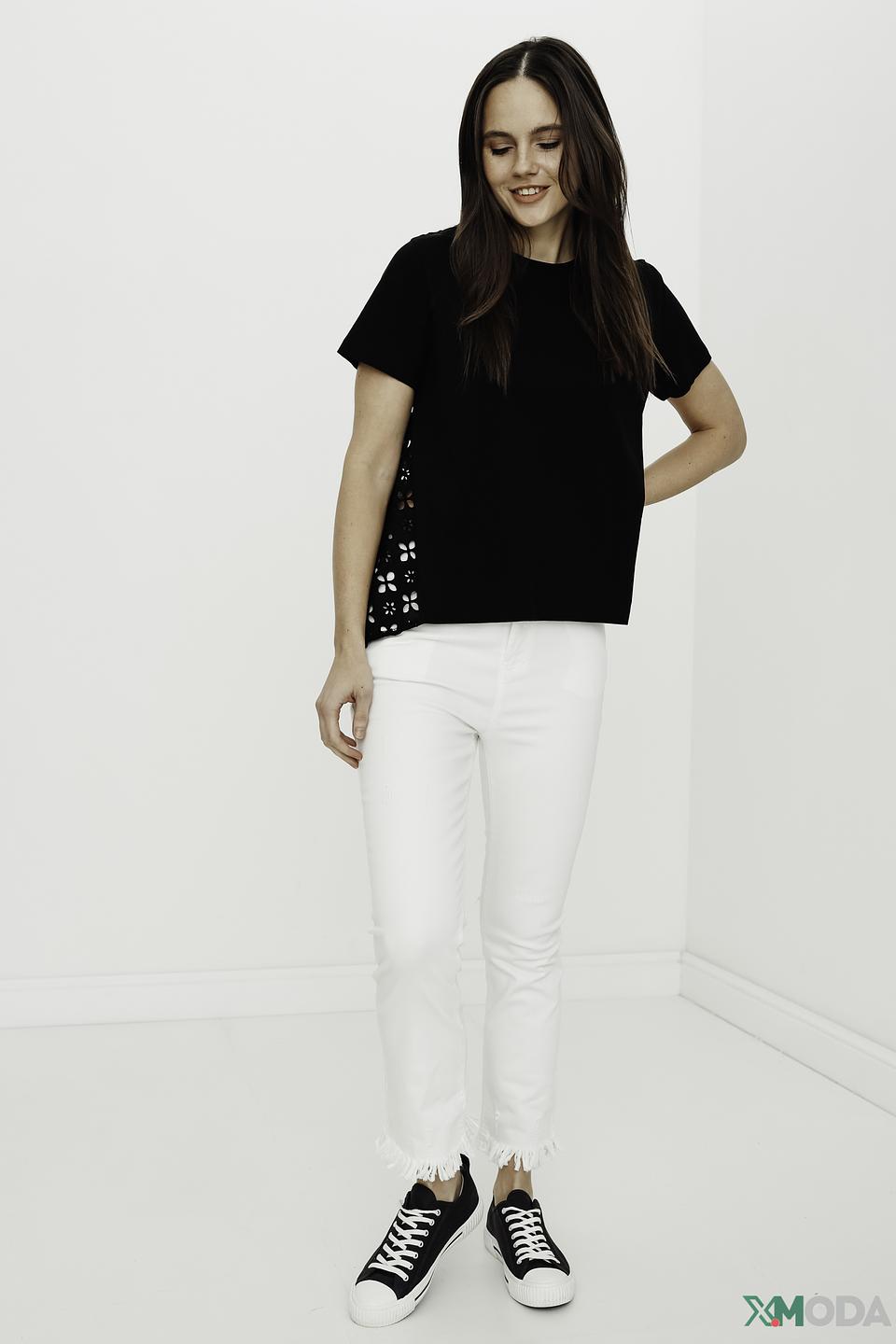 Джинсы Catnoir с необработанным краем