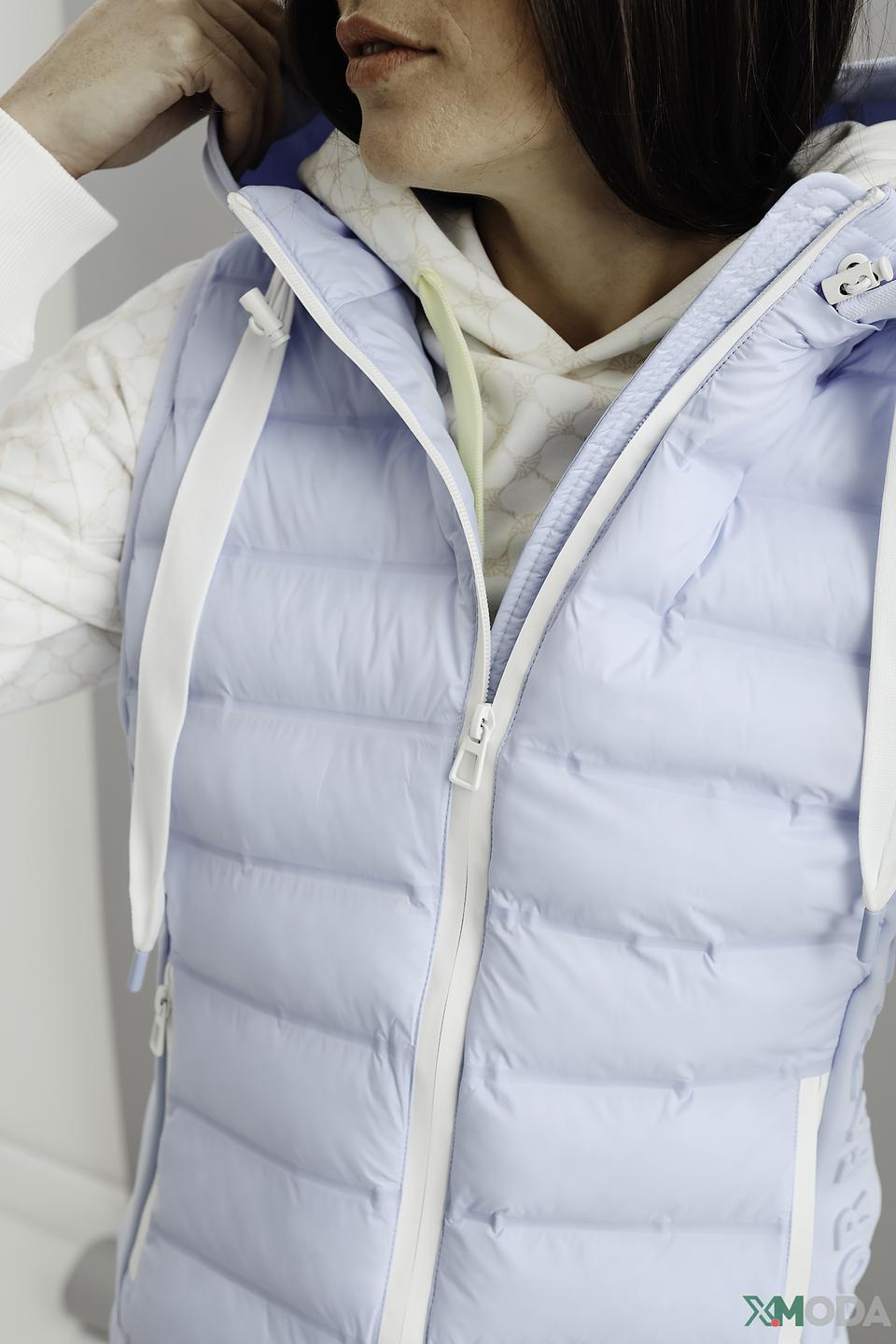 Жилет Marc Aurel стеганый голубой