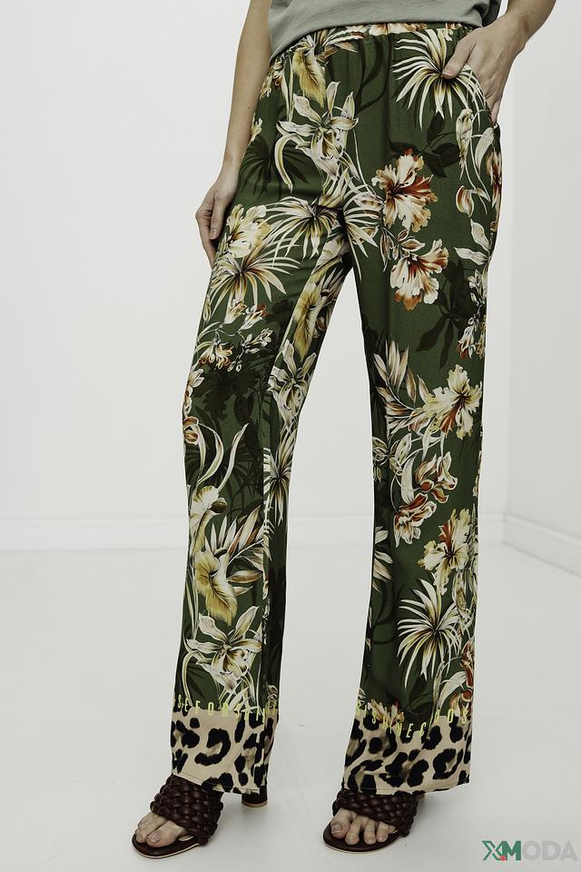 Брюки Catnoir с цветочным принтом