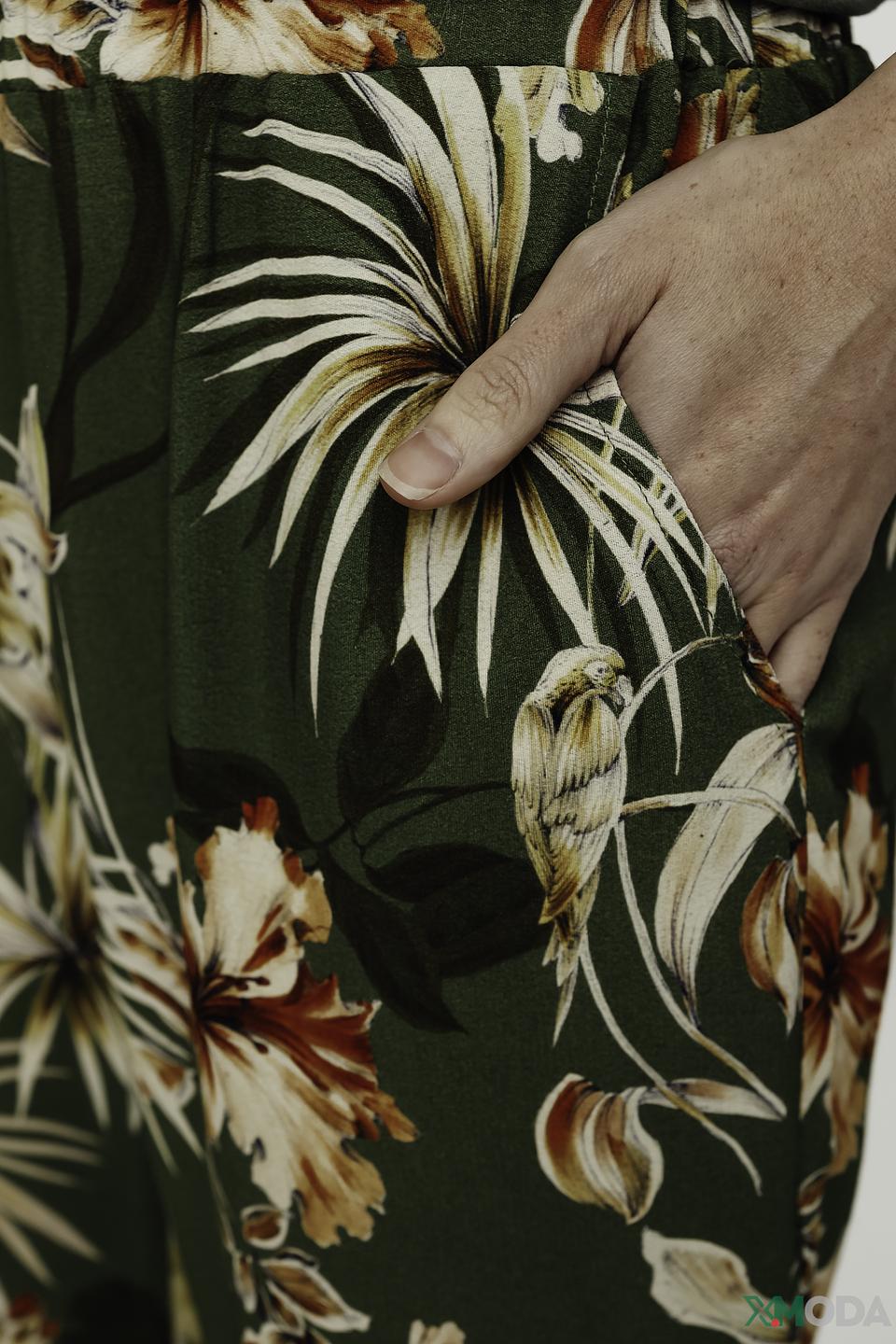 Брюки Catnoir с цветочным принтом