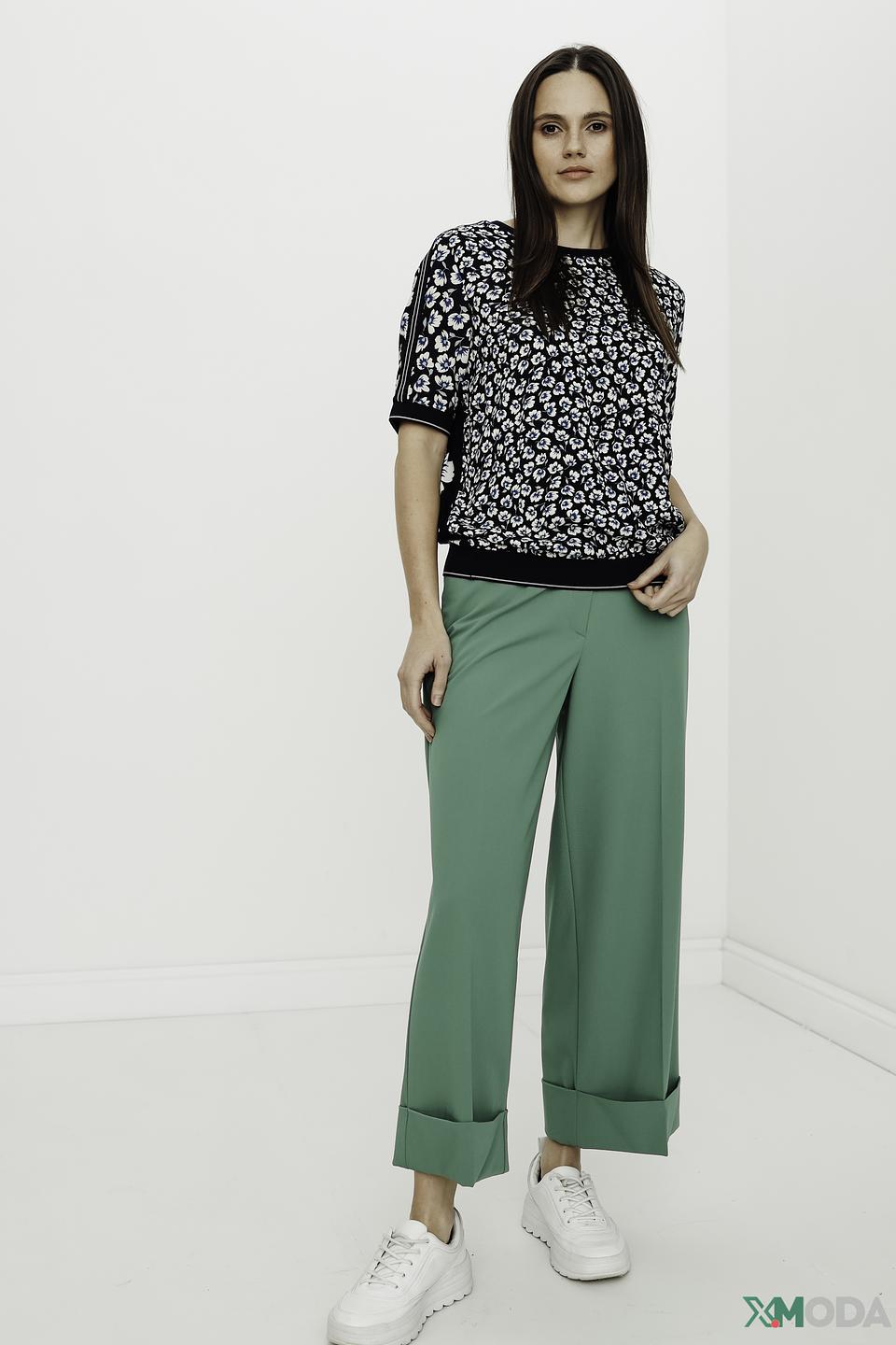 Блуза Oui с цветочным принтом