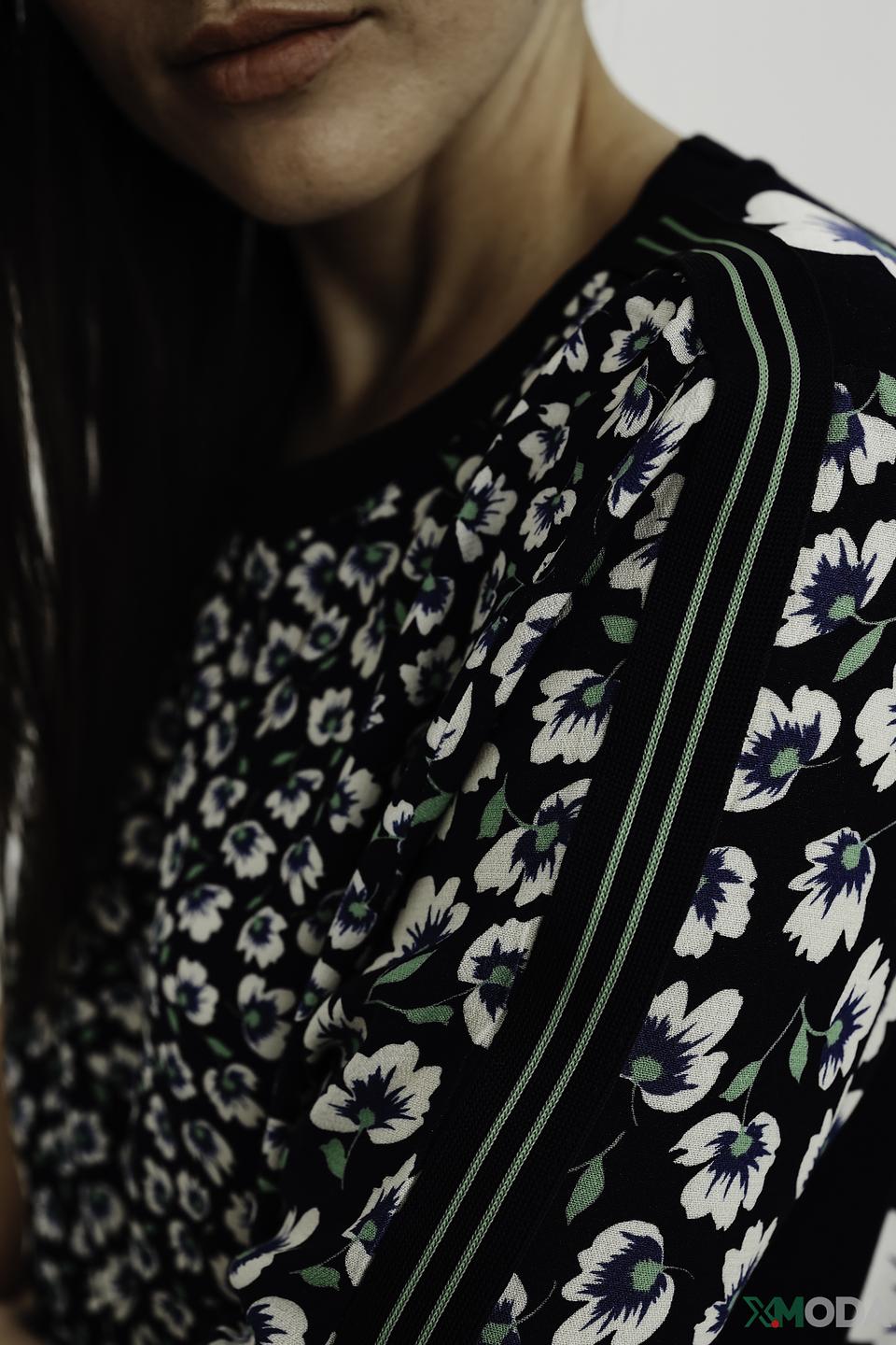 Блуза Oui с цветочным принтом