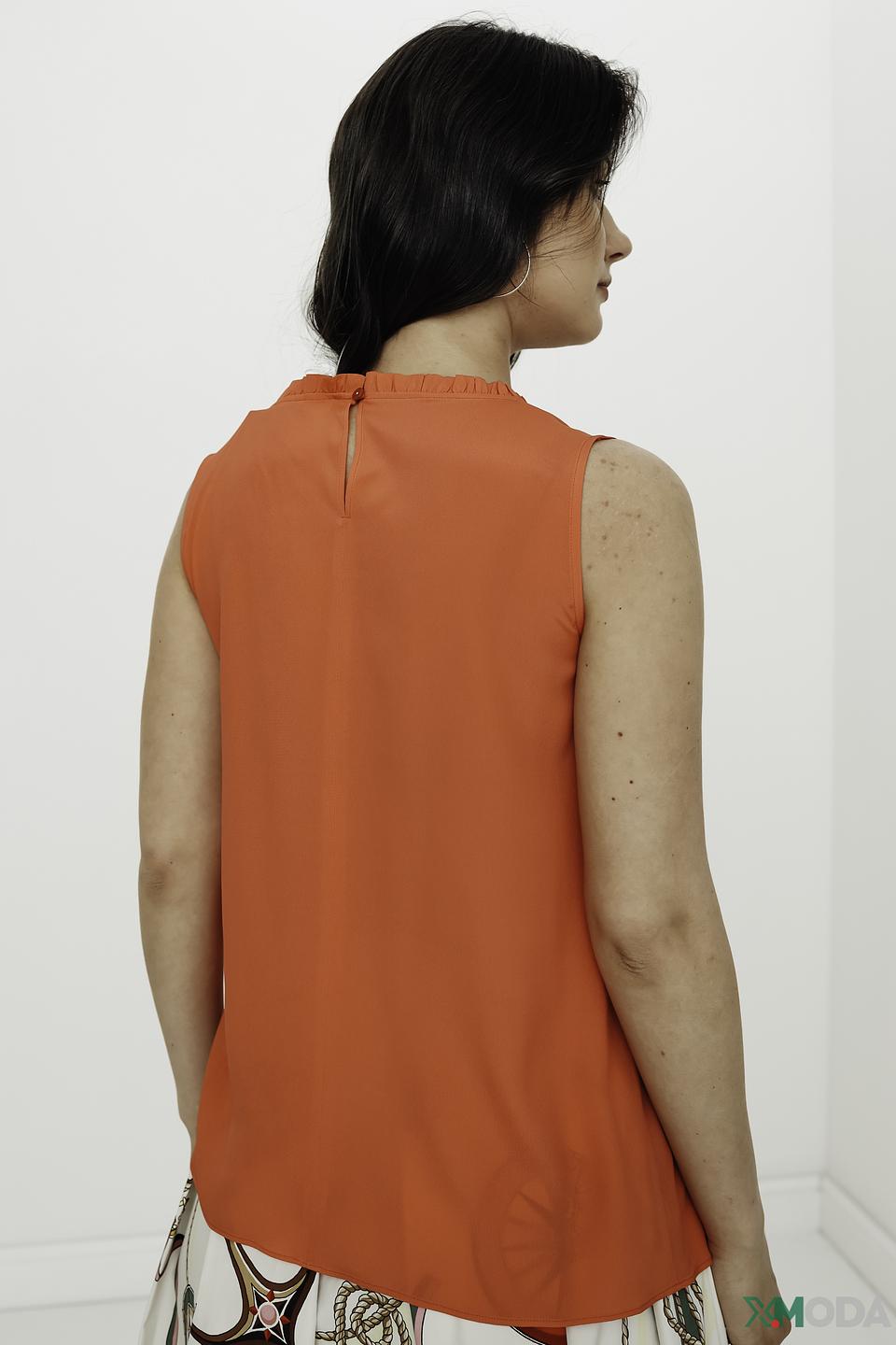 Топ Penny Black Black оранжевый