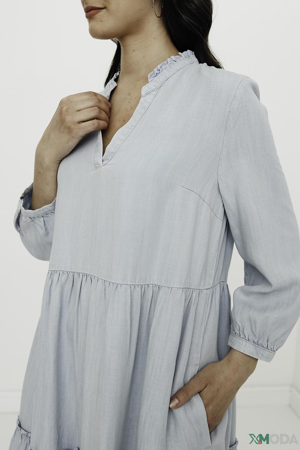 Платье Oui лиоцел голубое