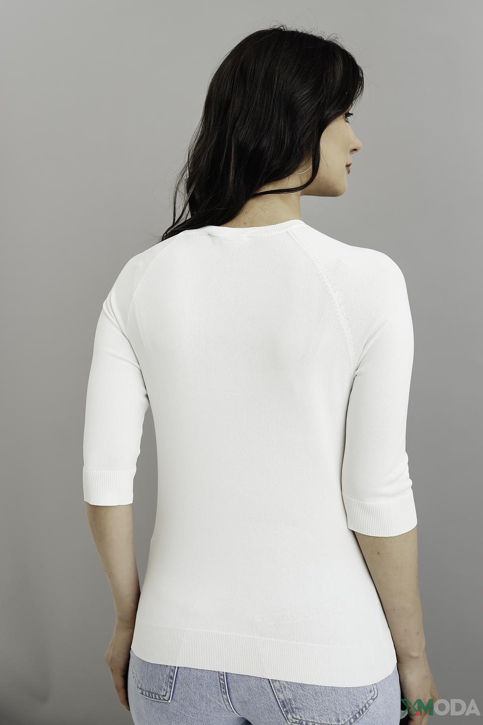 Джемпер i Blues с пчелами белый