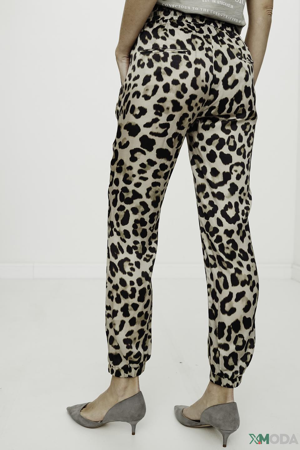 Брюки Catnoir с леопардовым принтом