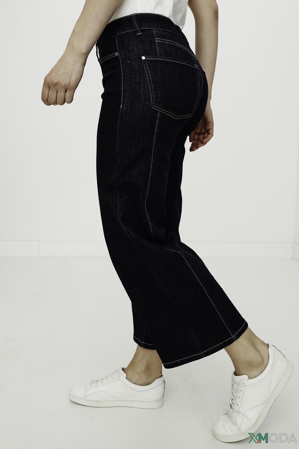 Джинсы Cambio клеш тёмно-синие