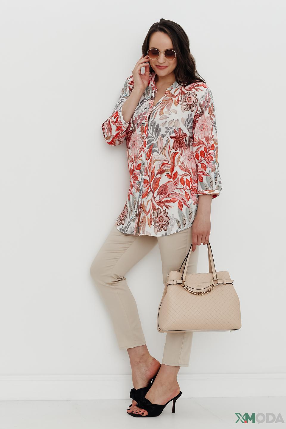 Блуза Erfo с цветочным принтом