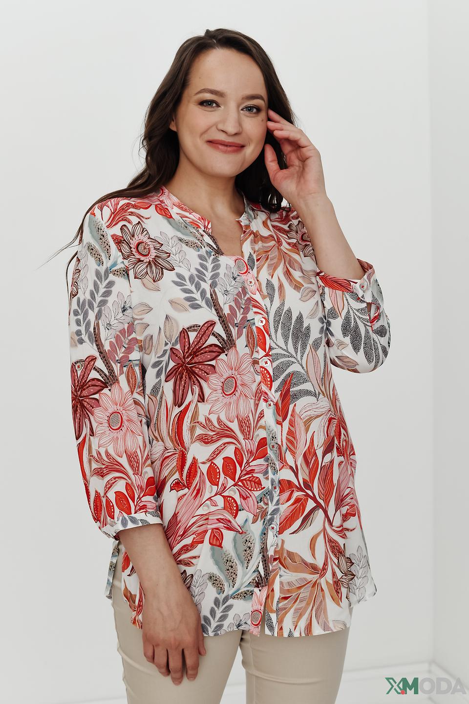 Блуза Erfo с цветочным принтом