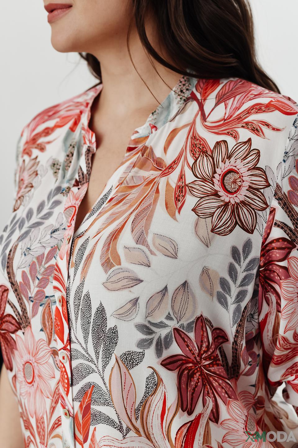 Блуза Erfo с цветочным принтом