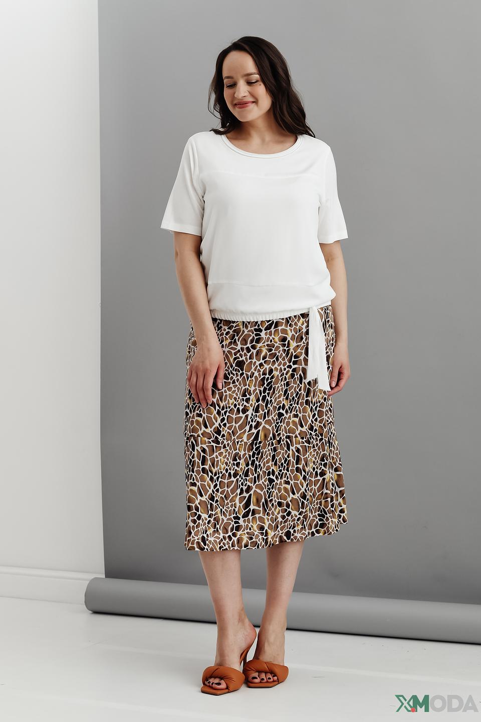 Блуза Frank Walder с завязкой белый