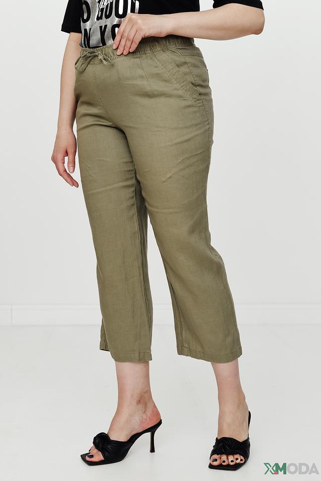 Брюки кюлоты Lebek хаки