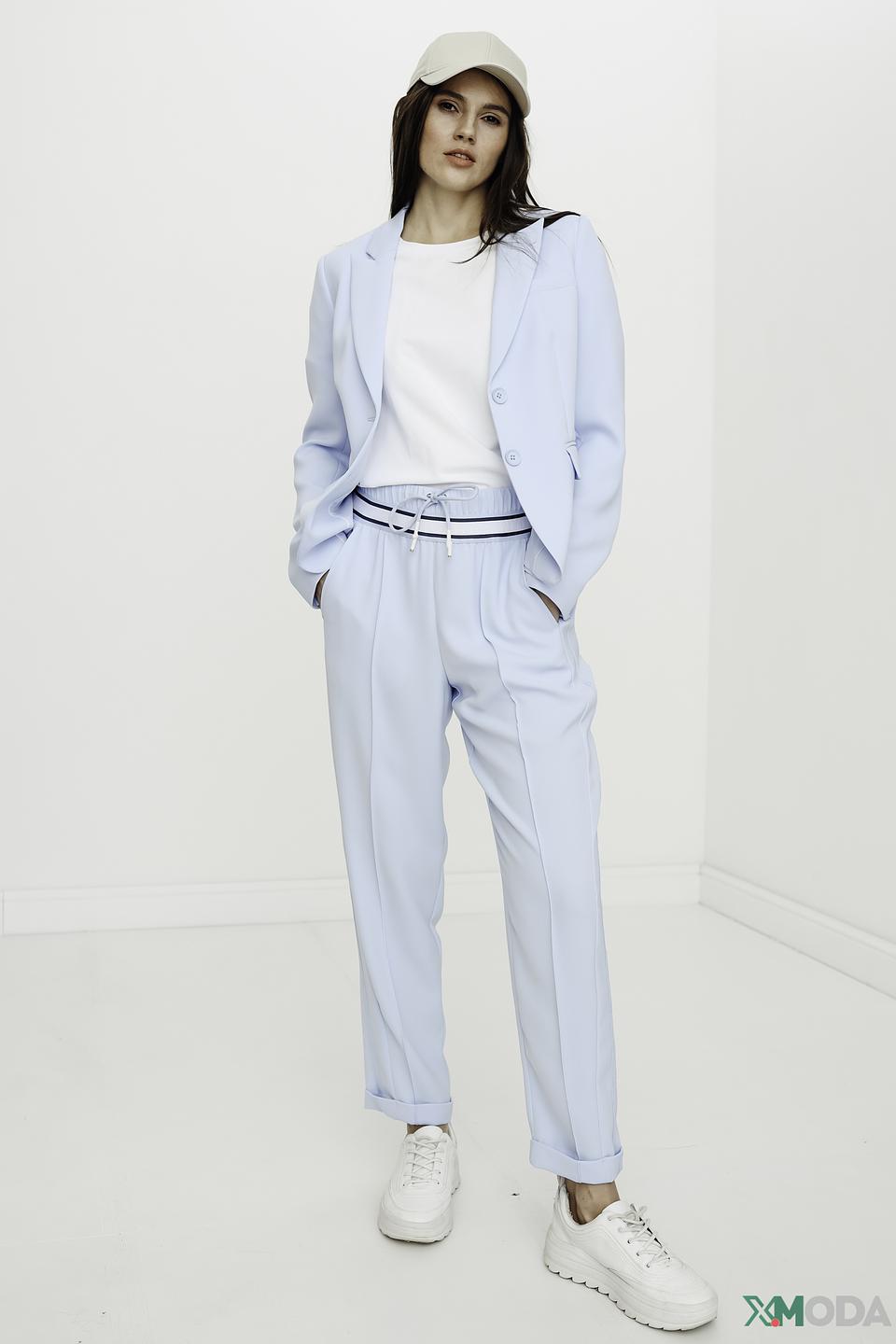 Брюки Marc Aurel голубые